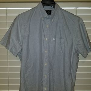 Mens short sleeve A&F button down